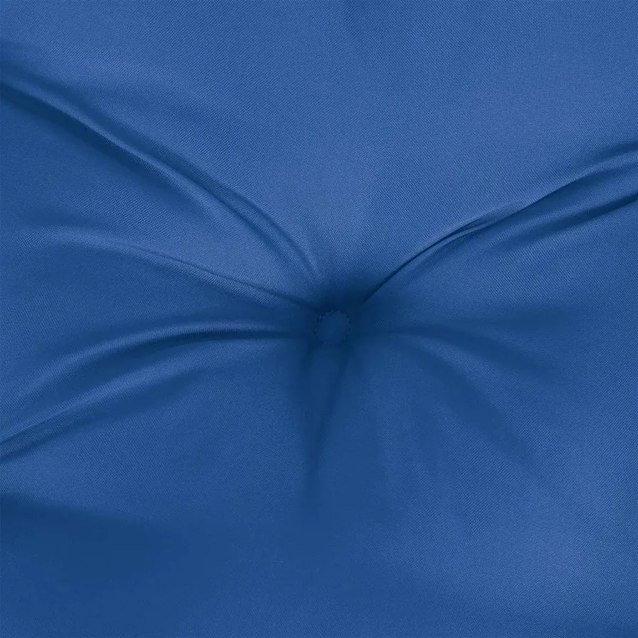 Coussin de banc de jardin bleu 120x(50+50)x7 cm tissu oxford - 7