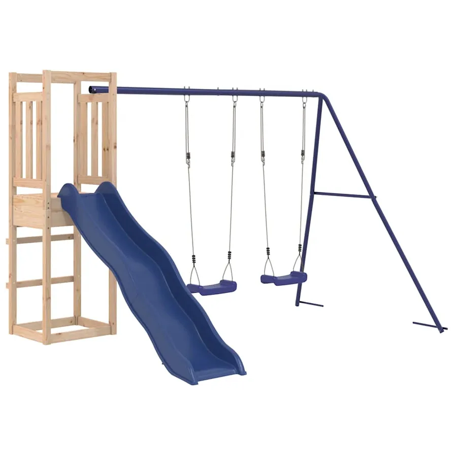 Aire de jeux d'extérieur bois de pin massif - 2