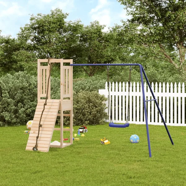 Aire de jeux d'extérieur bois de pin massif