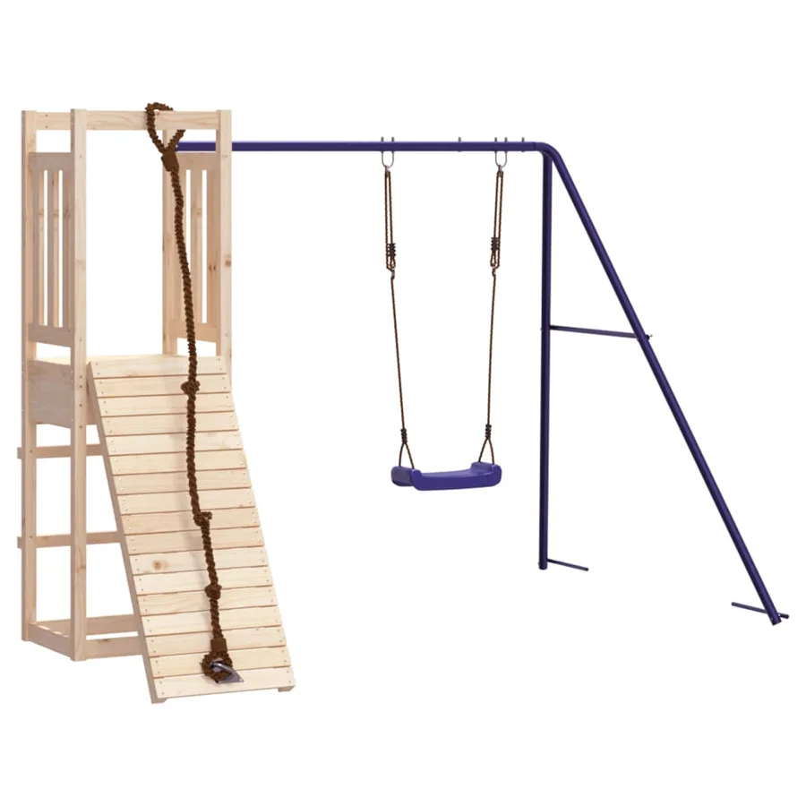 Aire de jeux d'extérieur bois de pin massif - 2