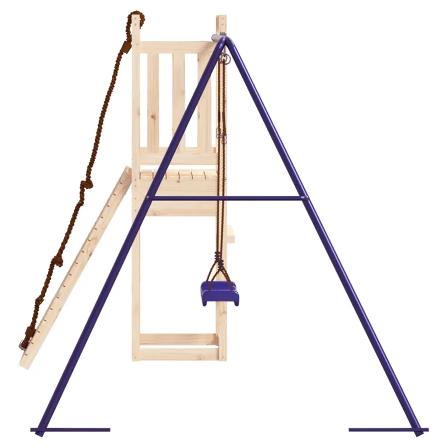 Aire de jeux d'extérieur bois de pin massif - 5