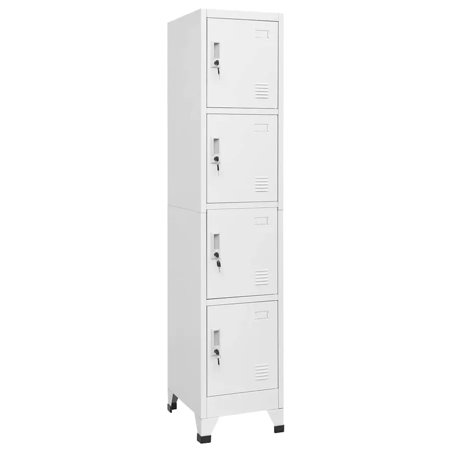 Armoire à casier avec 4 compartiments 38x45x180 cm - 2