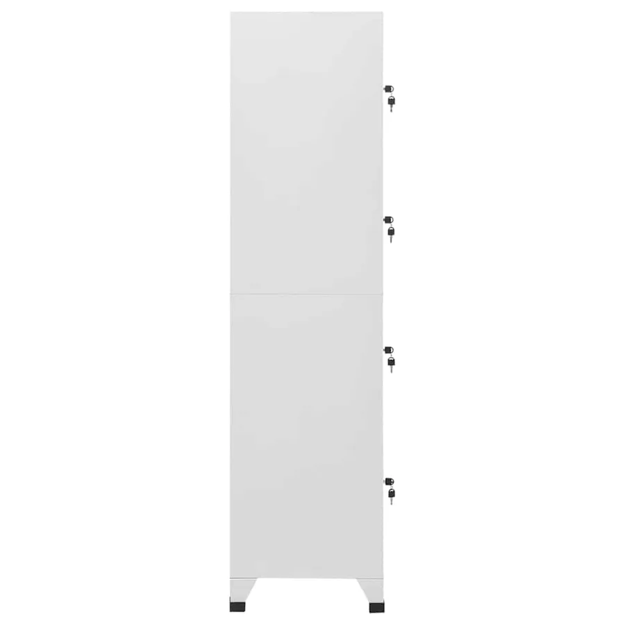 Armoire à casier avec 4 compartiments 38x45x180 cm - 5