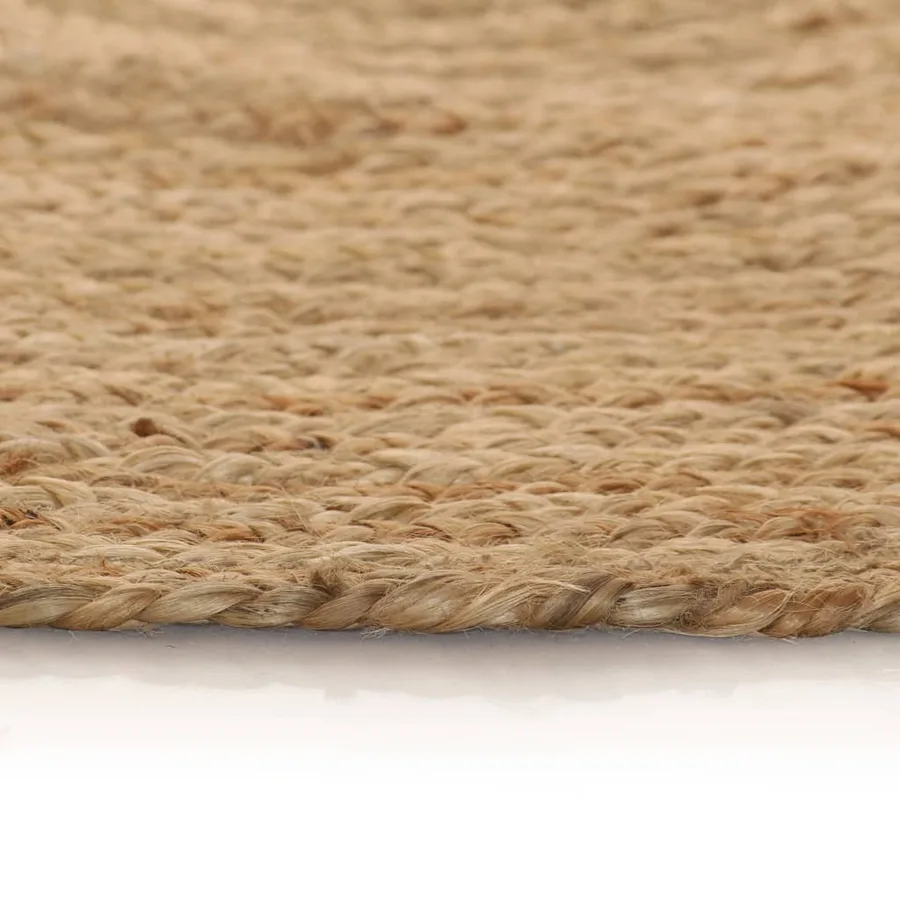Tapis Jute tressé 120 cm rond - 3