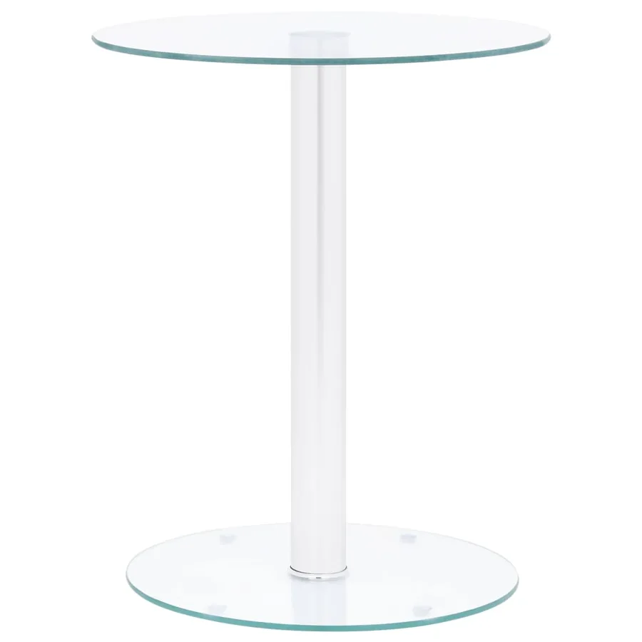 Table basse Transparent 40 cm Verre trempé