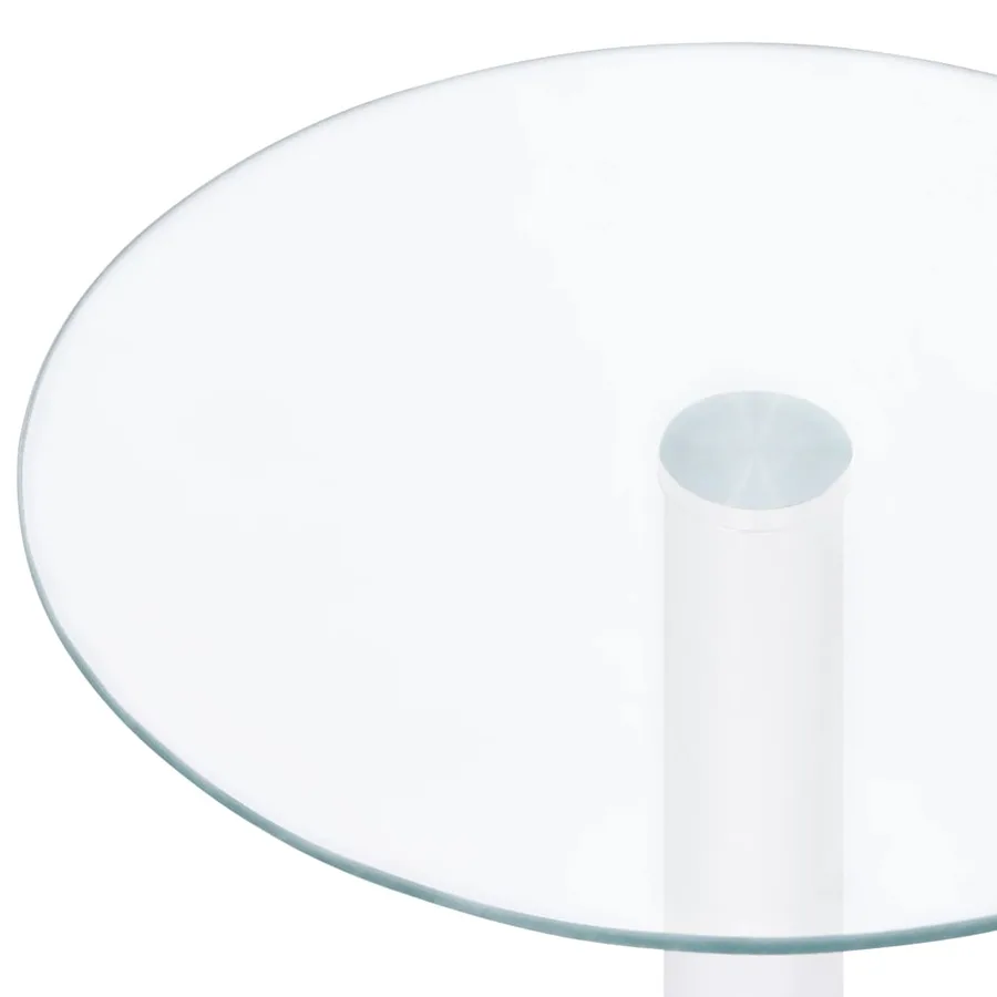 Table basse Transparent 40 cm Verre trempé - 3