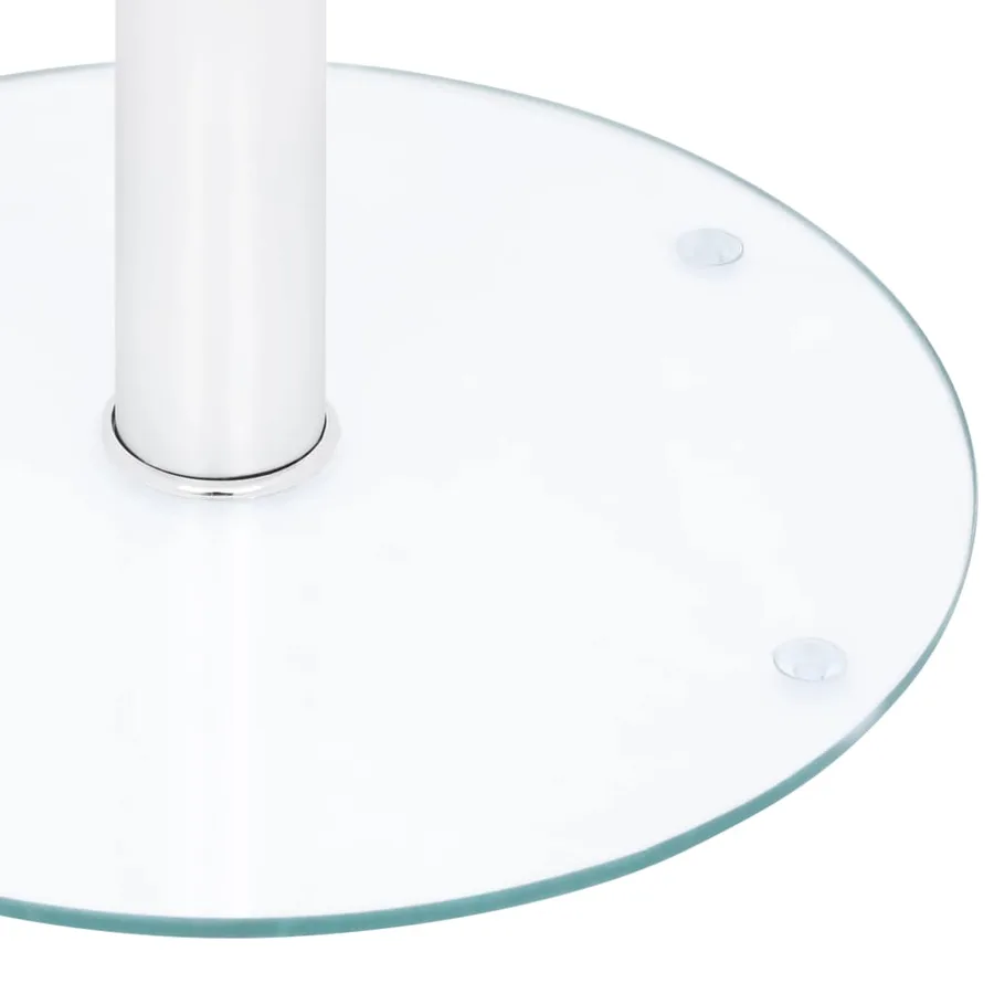 Table basse Transparent 40 cm Verre trempé - 4