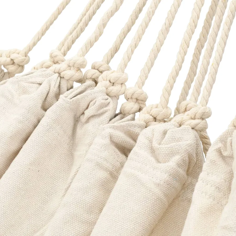 Hamac 260x150 cm Crème - 3