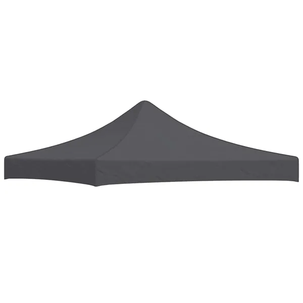 Toit de tente de réception 3 x 3 m Anthracite