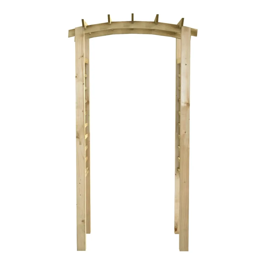Arche en treillis 110x60x210 cm Bois de pin massif imprégné - 3