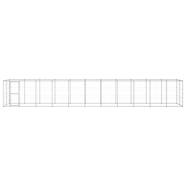 Chenil extérieur Acier galvanisé 26,62 m²