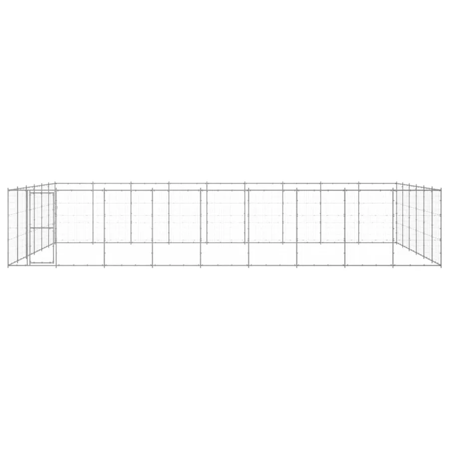 Chenil extérieur Acier galvanisé 65,34 m² - 2