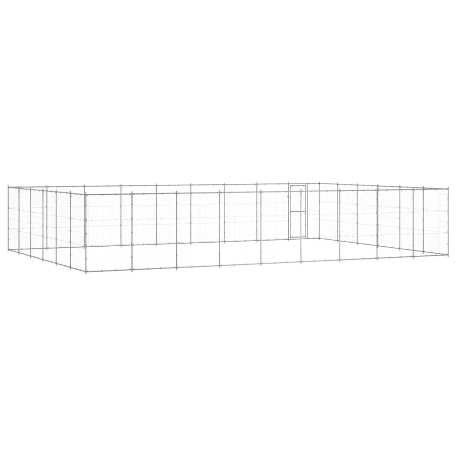 Chenil extérieur Acier galvanisé 65,34 m² - 4