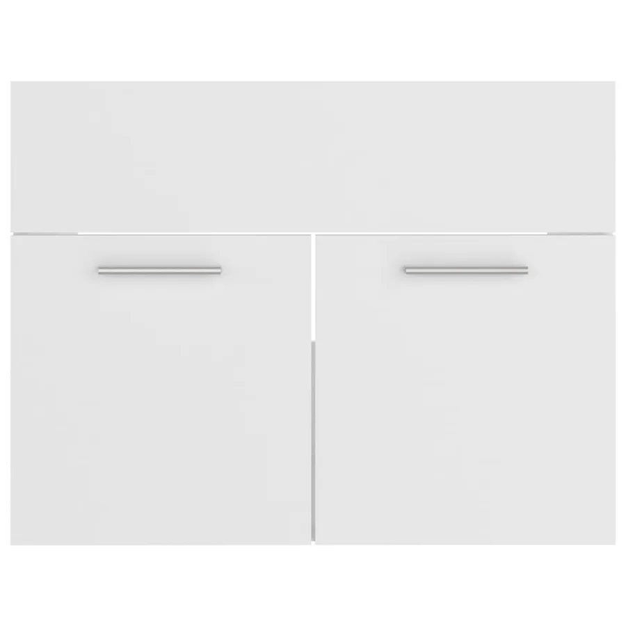 Ensemble de meubles de salle de bain Blanc Aggloméré - 11