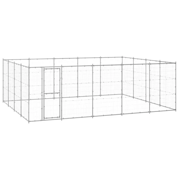 Chenil extérieur Acier galvanisé 24,2 m²