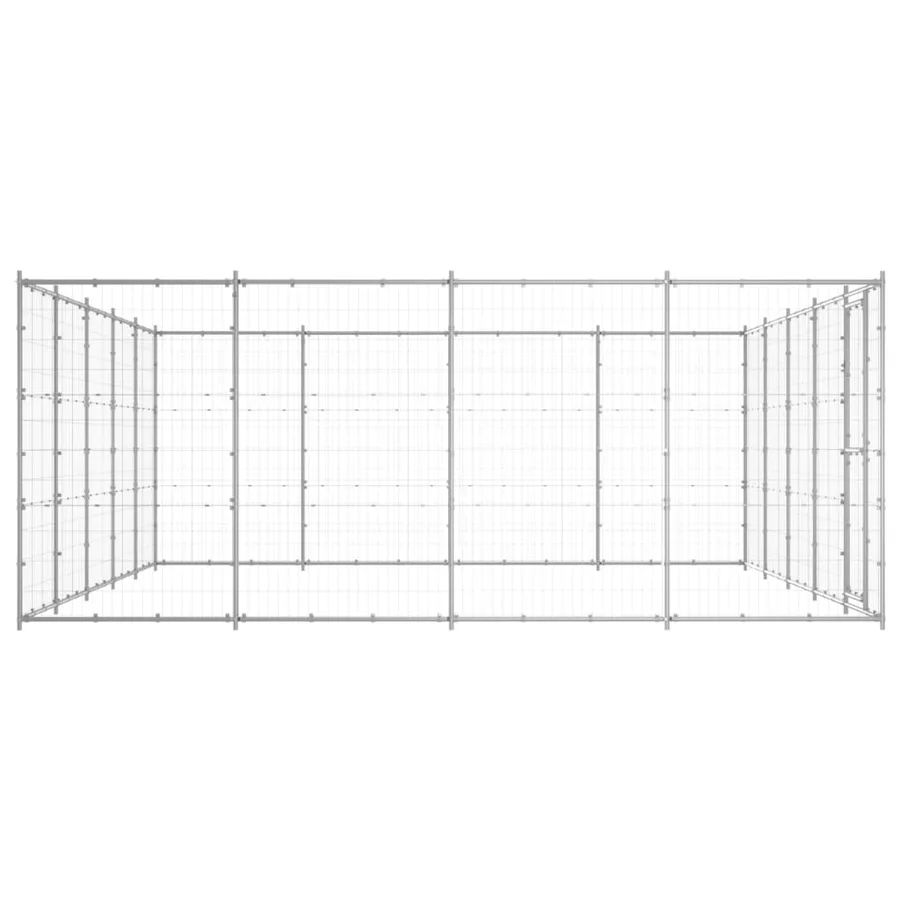 Chenil extérieur Acier galvanisé 24,2 m² - 3