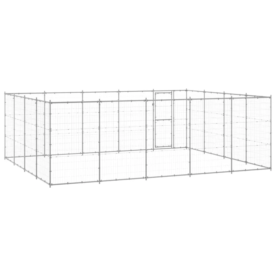 Chenil extérieur Acier galvanisé 24,2 m² - 4