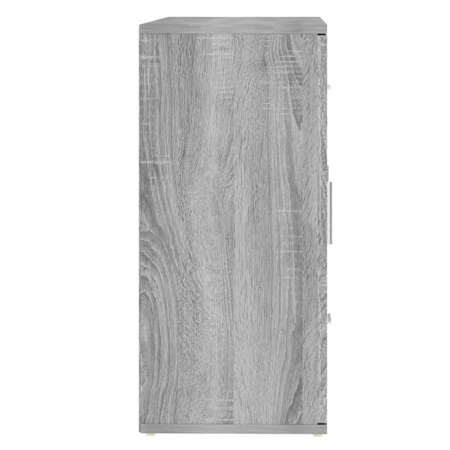 Buffet Sonoma gris 91x29,5x65 cm Bois d'ingénierie - 7