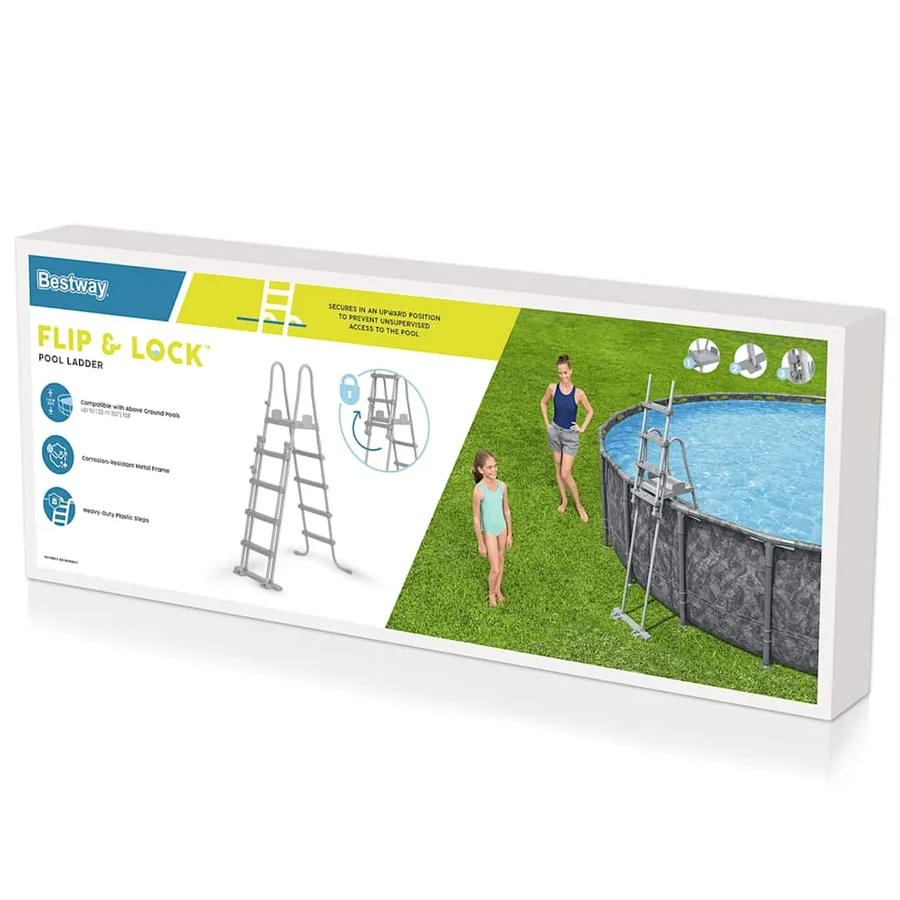 Bestway Échelle de piscine de sécurité à 4 marches Flowclear 132 cm - 5