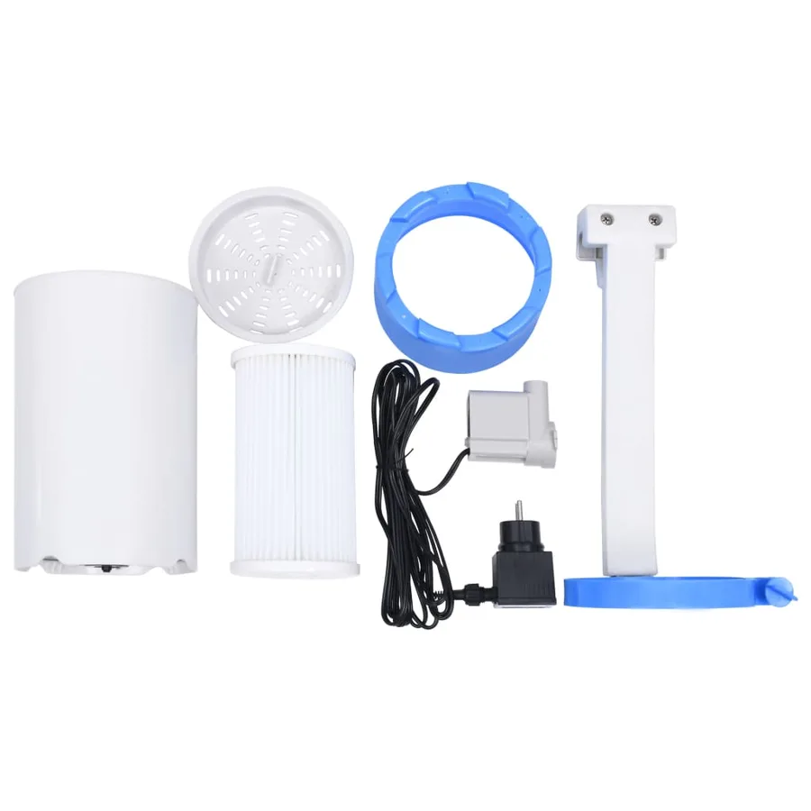 Écumoire de piscine et pompe avec adaptateur 16 cm Plastique - 2