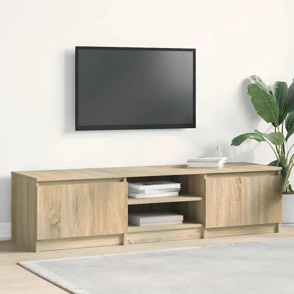 Meuble TV Chêne sonoma 140x40x35,5 cm Bois d'ingénierie