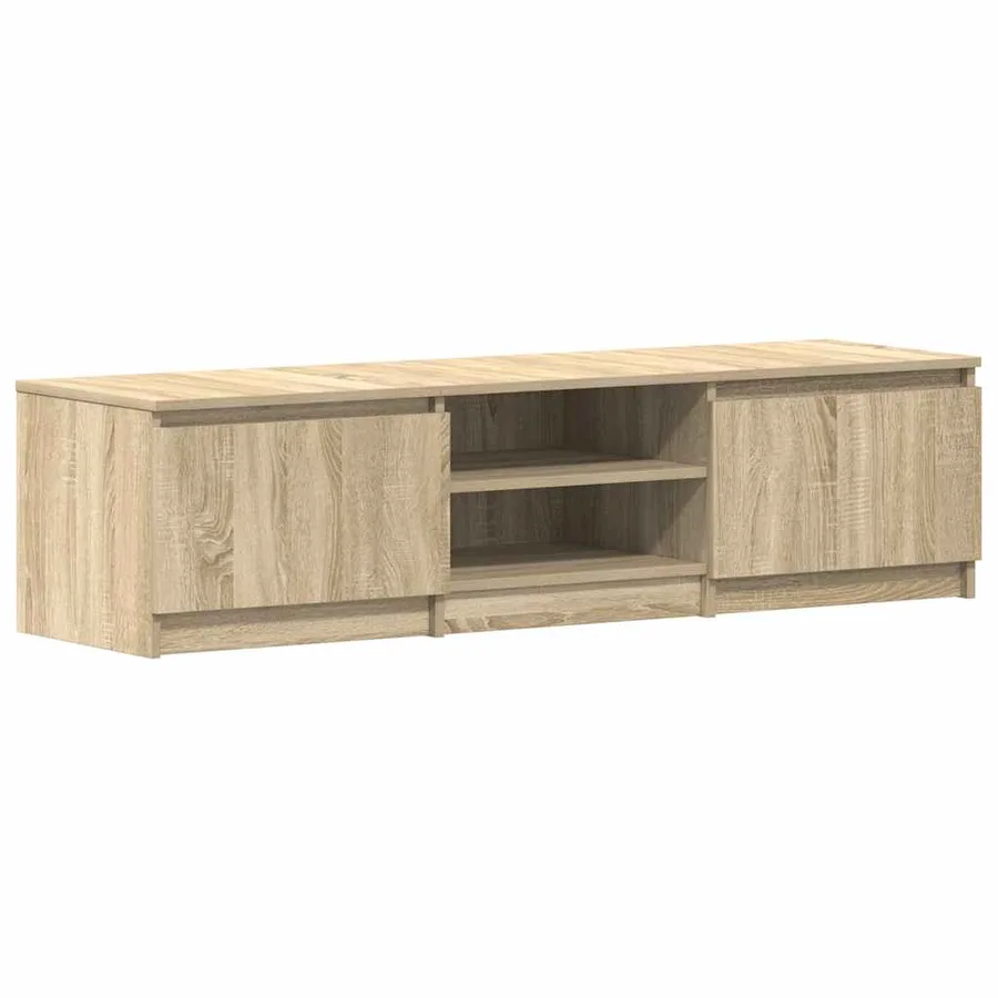 Meuble TV Chêne sonoma 140x40x35,5 cm Bois d'ingénierie - 2