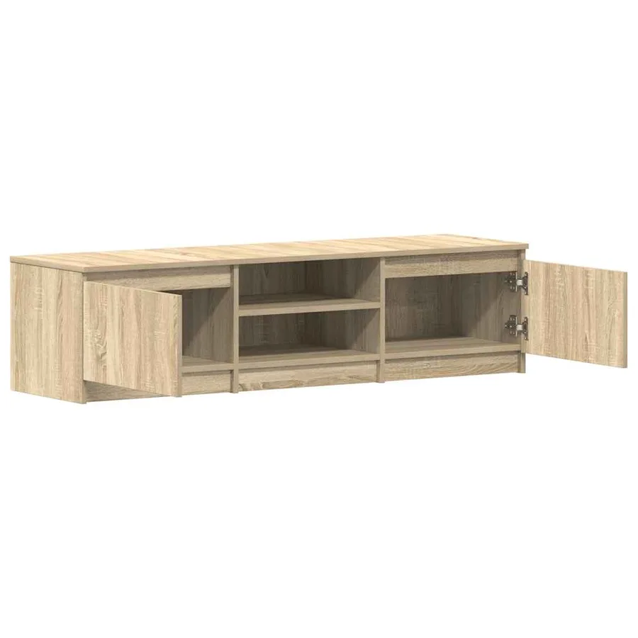 Meuble TV Chêne sonoma 140x40x35,5 cm Bois d'ingénierie - 5