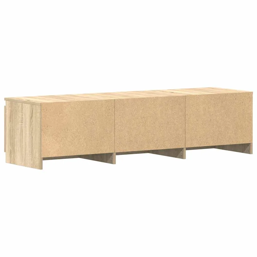 Meuble TV Chêne sonoma 140x40x35,5 cm Bois d'ingénierie - 8