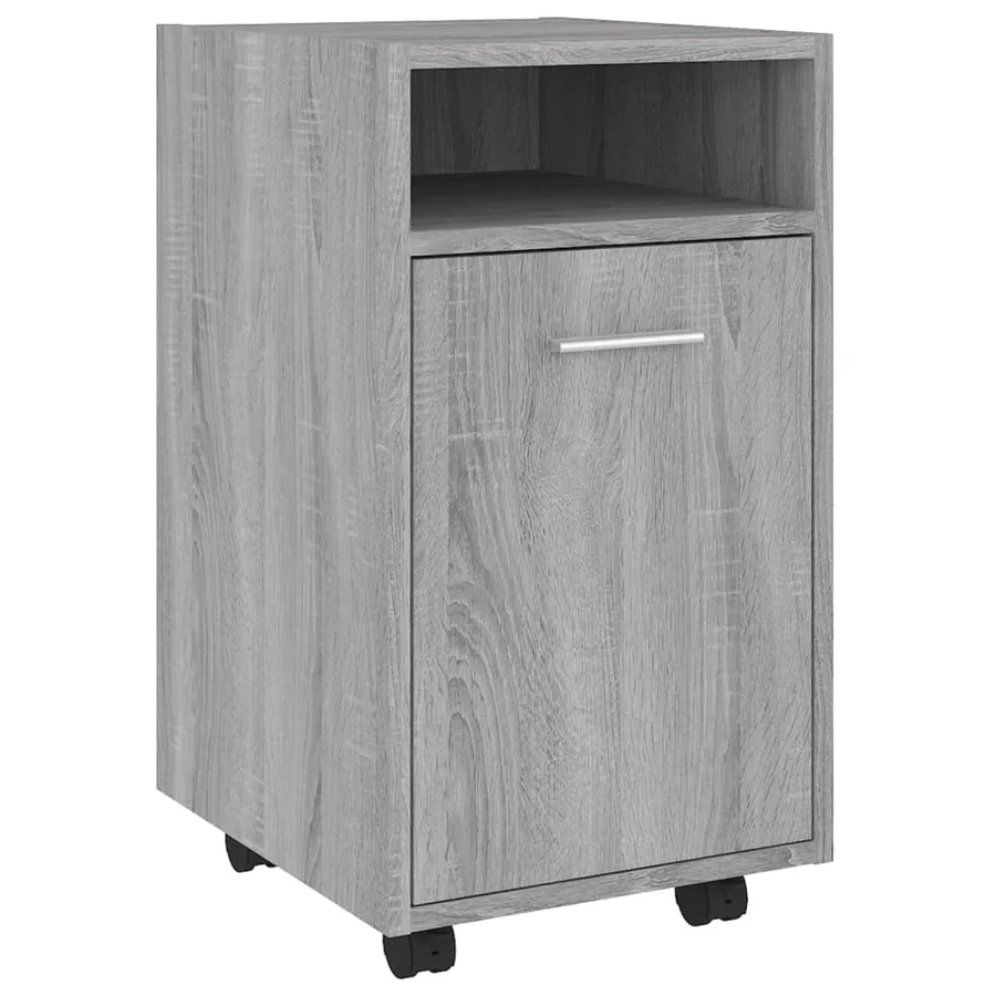 Armoire appoint à roues Sonoma gris 33x38x60 cm - 2