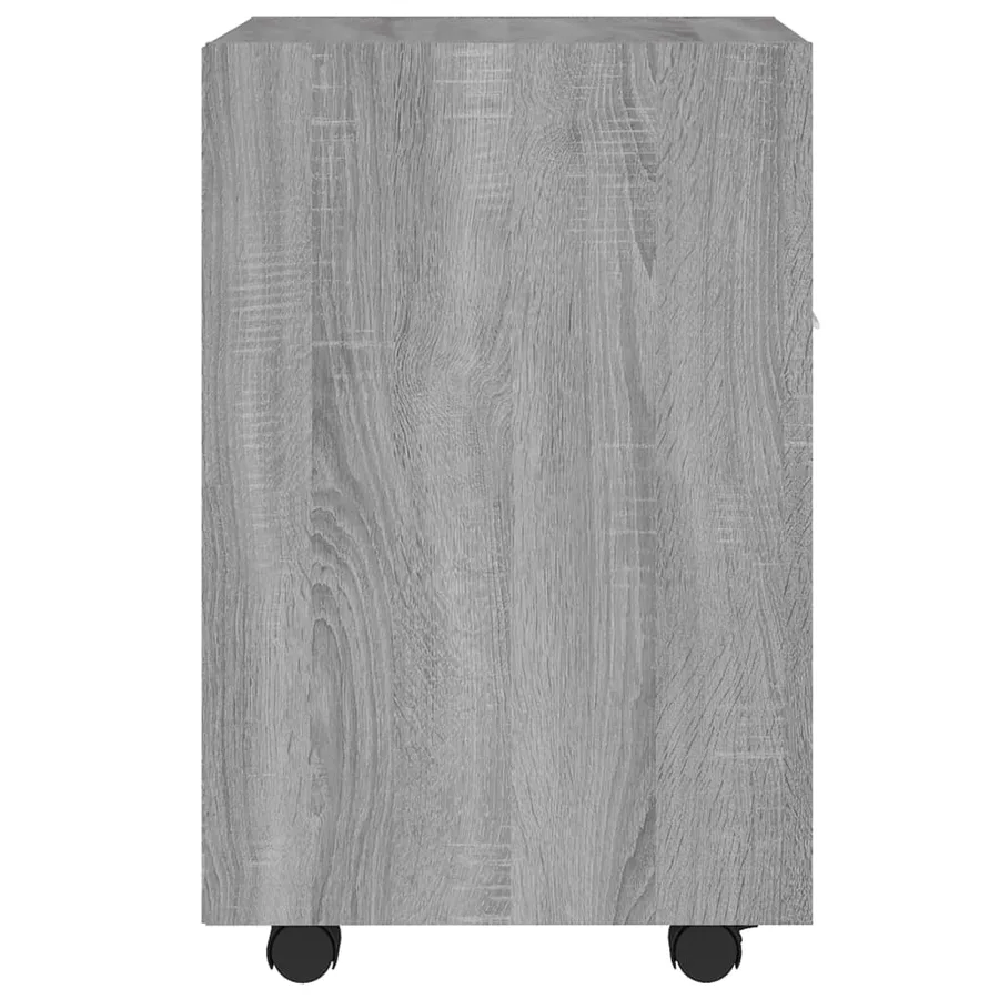 Armoire appoint à roues Sonoma gris 33x38x60 cm - 4