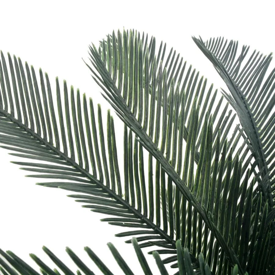 Plante artificielle avec pot Palmier Cycas Vert 125 cm - 2