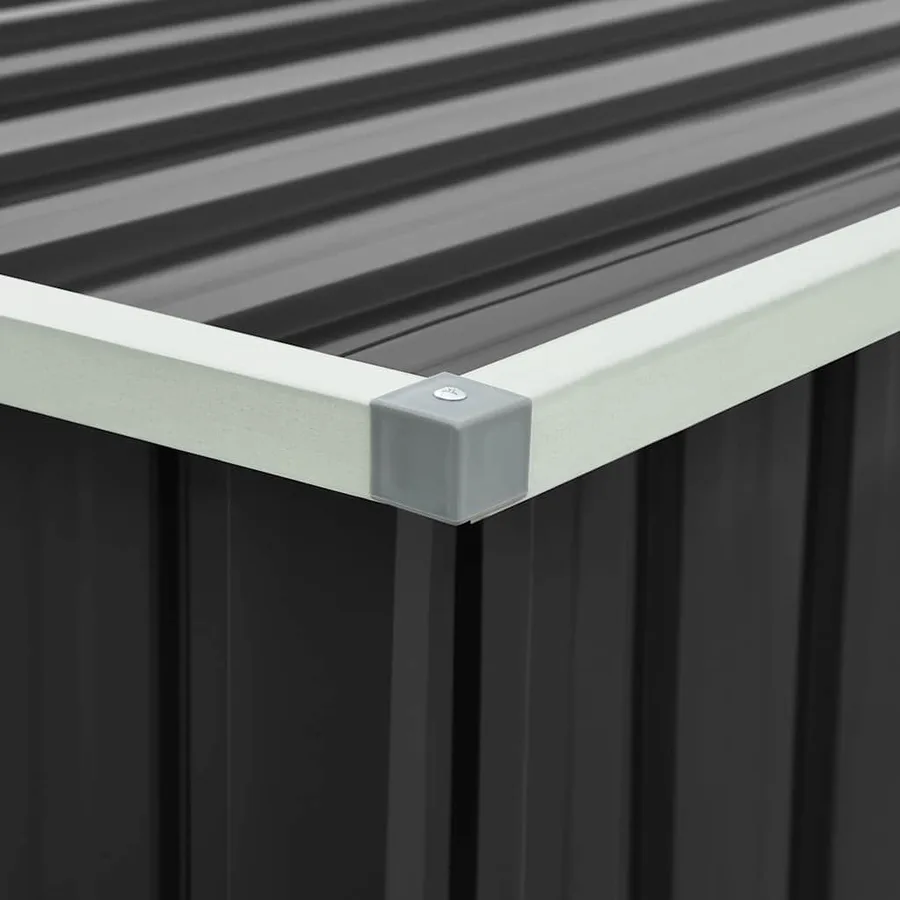Boîte de rangement de jardin Anthracite 171x99x93 cm - 9