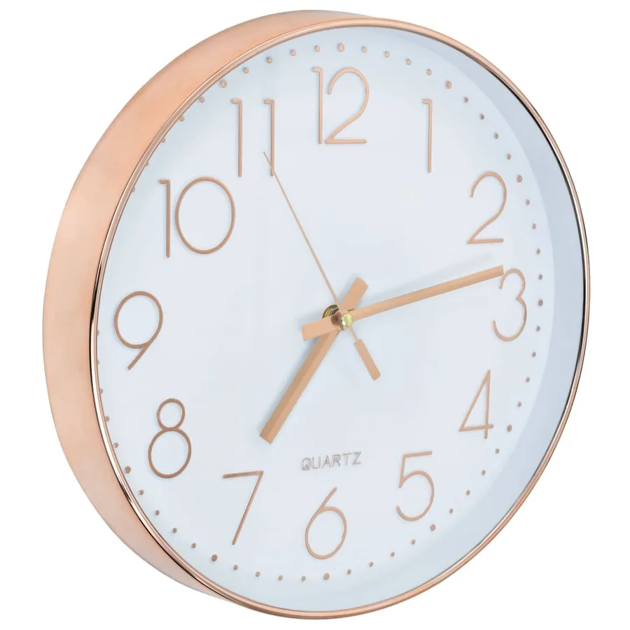 Horloge murale 30 cm Or rosé - 3