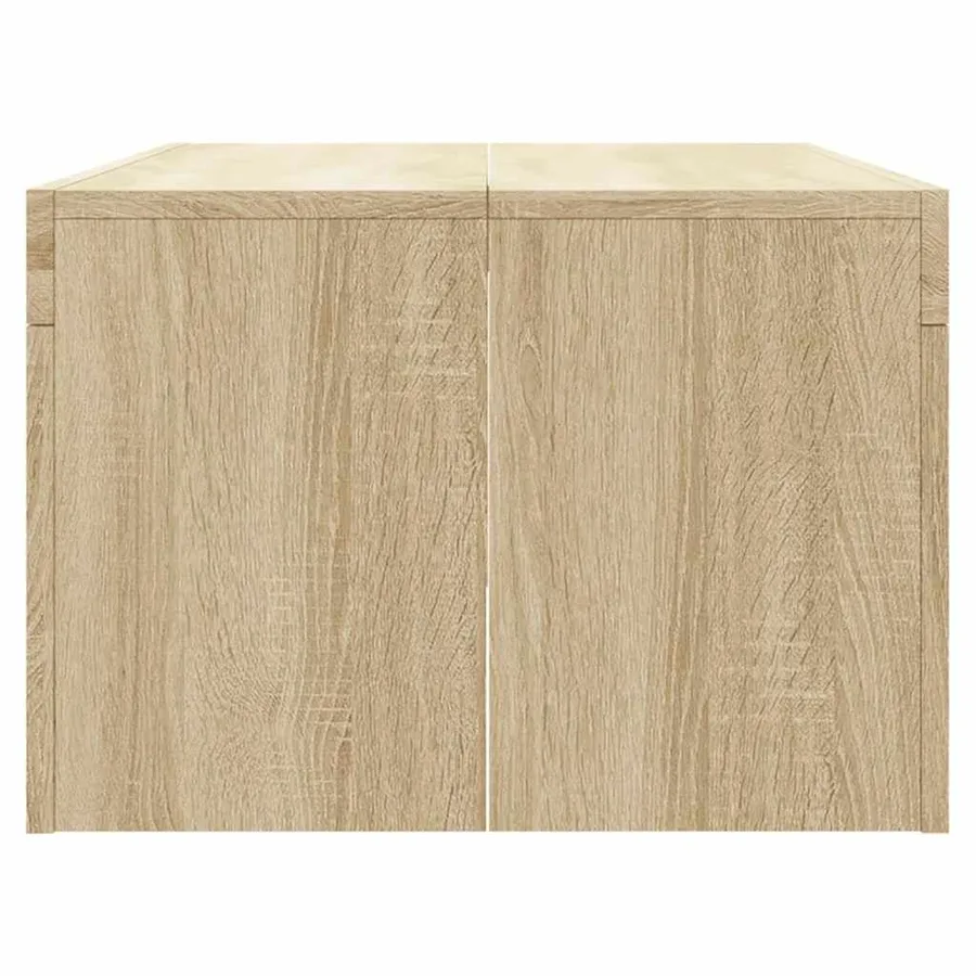 Table basse chêne sonoma 102x50x36 cm bois d'ingénierie - 5