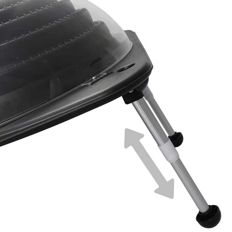 Chauffage solaire de piscine 75x75x36 cm HDPE Aluminium - 3