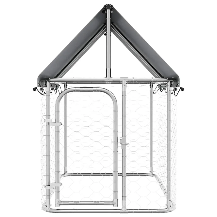 Chenil extérieur avec toit 200x100x150 cm - 6