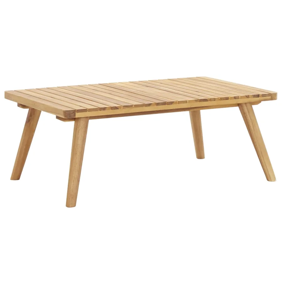 Salon de jardin 5 pcs bois d'acacia solide - 11