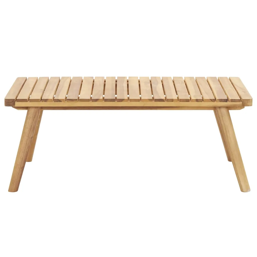 Salon de jardin 5 pcs bois d'acacia solide - 12