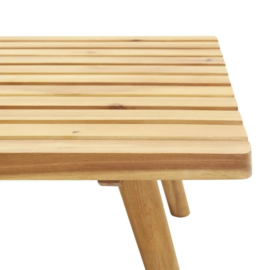 Salon de jardin 5 pcs bois d'acacia solide - 14