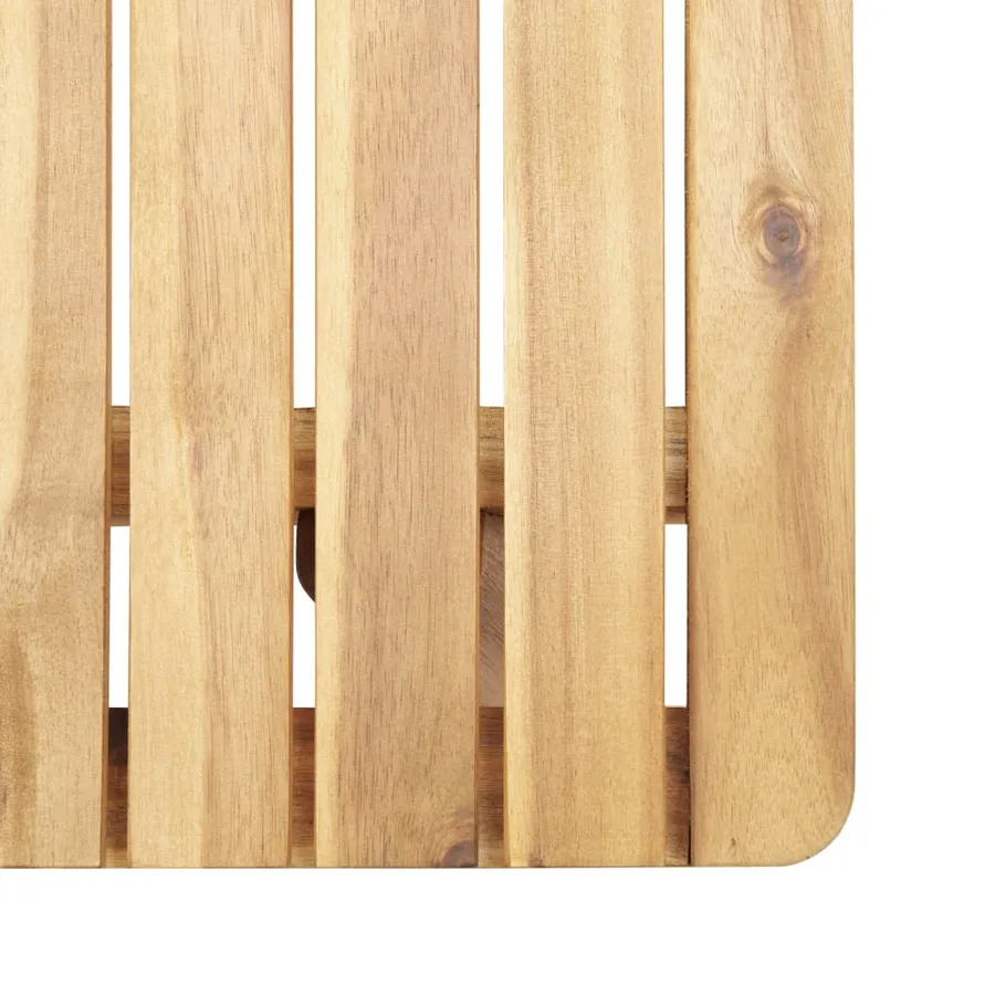 Salon de jardin 5 pcs bois d'acacia solide - 15