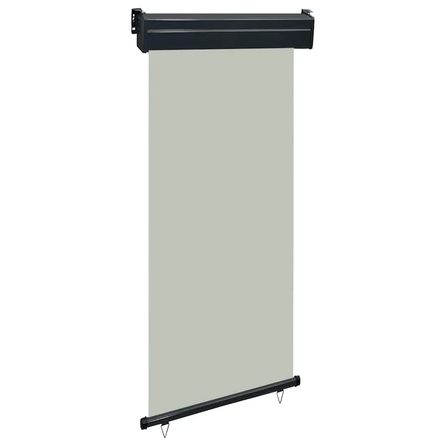 Auvent latéral de balcon 105x250 cm Gris