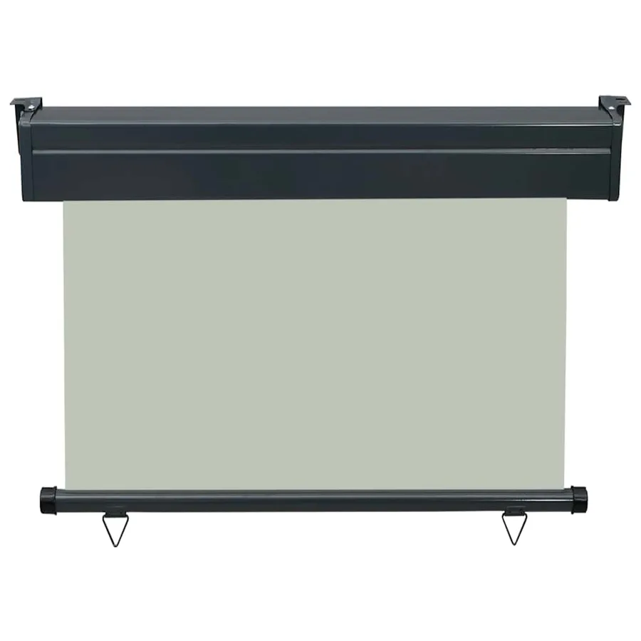 Auvent latéral de balcon 105x250 cm Gris - 4