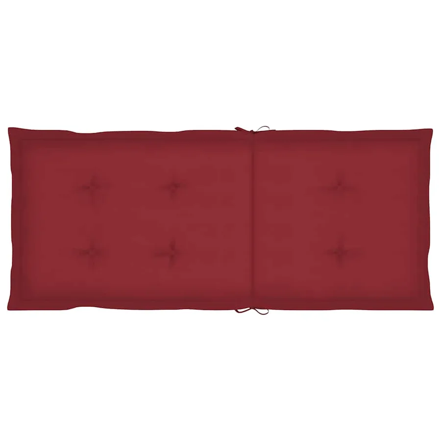 Chaise à bascule avec coussins Bois d'acacia massif - 7