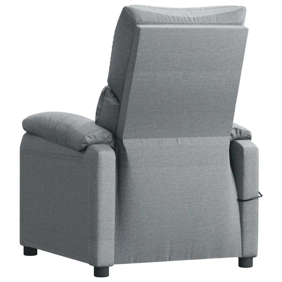 Fauteuil de massage Gris clair Tissu - 6
