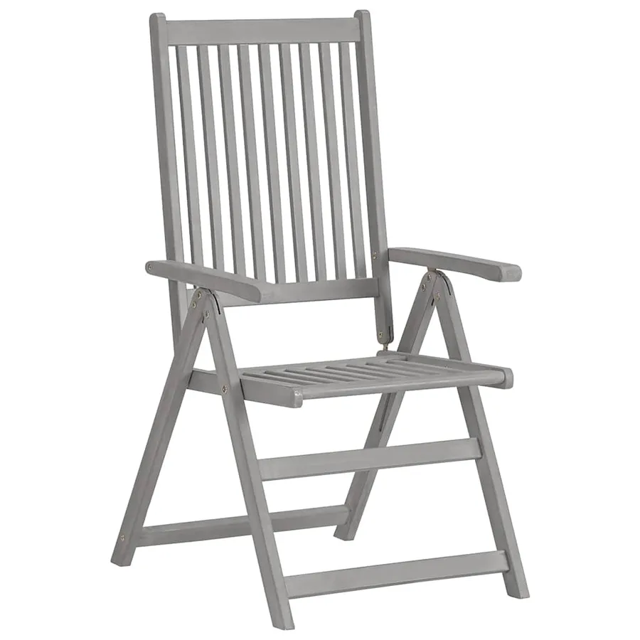 Ensemble à manger de jardin 5 pcs Bois d'acacia solide - 7