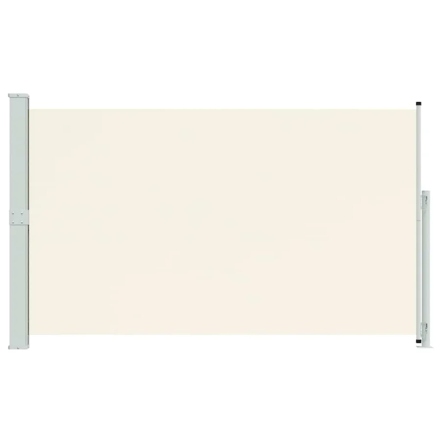 Auvent latéral rétractable de patio 180x300 cm Crème - 4