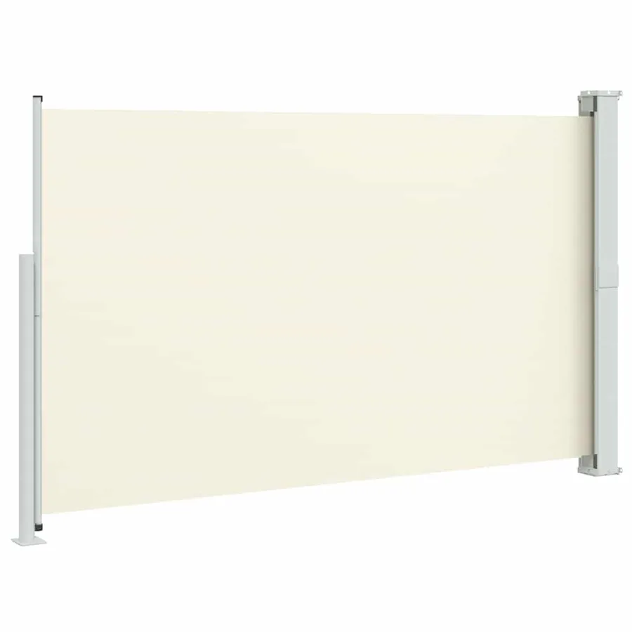 Auvent latéral rétractable de patio 180x300 cm Crème - 6