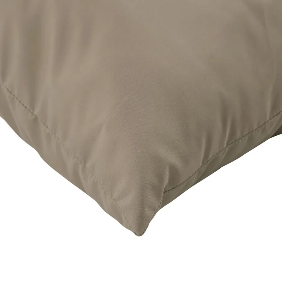 Coussins de canapé lot de 4 taupe 50x50 cm tissu - 6