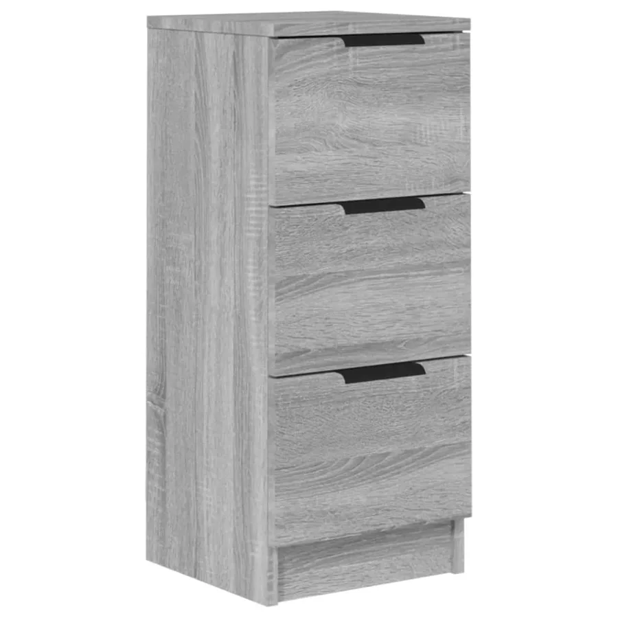 Buffet Sonoma gris 30x30x70 cm Bois d'ingénierie - 2