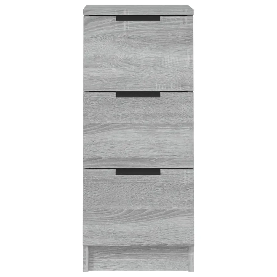 Buffet Sonoma gris 30x30x70 cm Bois d'ingénierie - 4